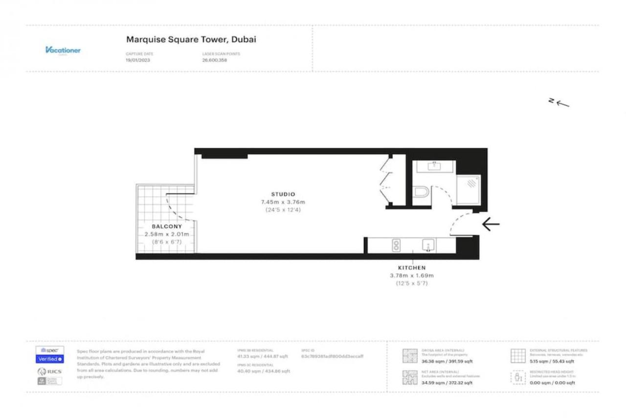 Marquise Square Tower, Business Bay - Bright Studio Ντουμπάι Εξωτερικό φωτογραφία